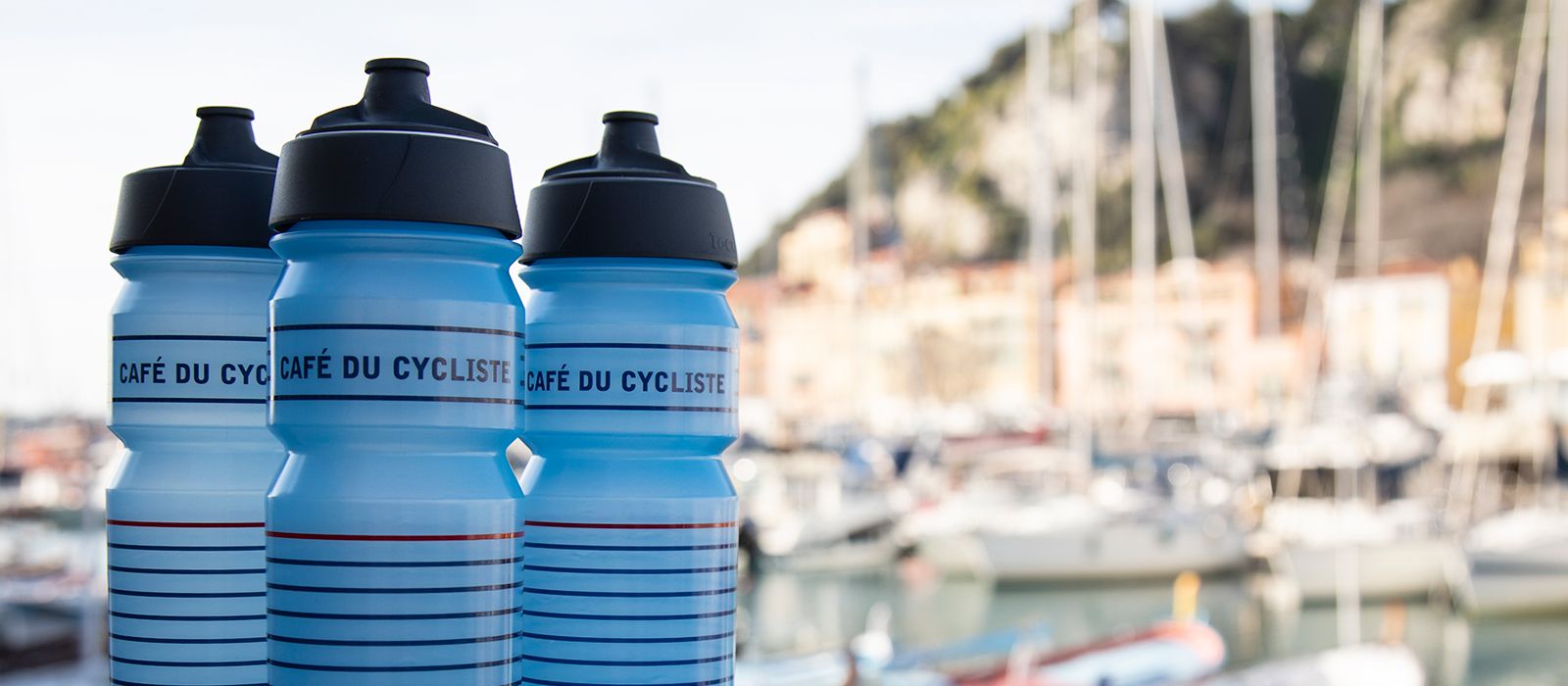 Cyklistická lahev na kolo, bidon Café du Cycliste